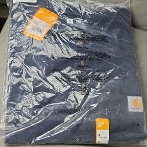 Carhartt Steel Blue Long Sleeve Tee Henley